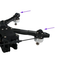 Landing Pad M3 16x16mm 4pcs 3D TPU Landing Pad M3 16x16mm 4pcs 3D TPU